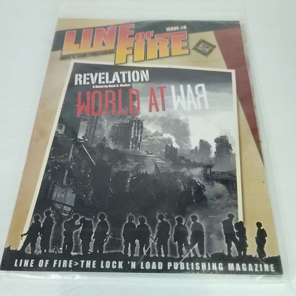 Lock N Load Line of Fire #8 New Maps 10 New Scenarios Counters Mag NM